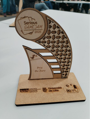 La coupe de la Serious Game Jam 2024.